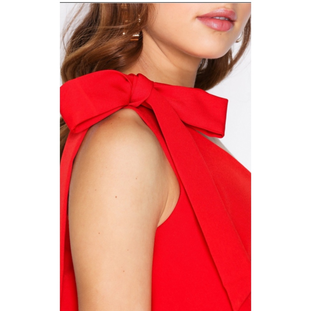 One Shoulder Ruffle Embellished Jumpsuit - Picture 4 of 5